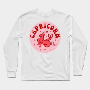 Capricorn Zodiac Sign Long Sleeve T-Shirt